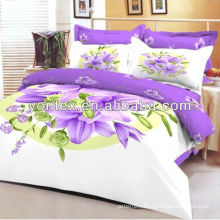 100%Cotton panel printed bed set duvet cover